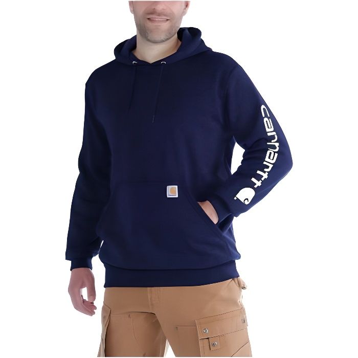 Sweatshirt à capuche MIDWEIGHT TXL bleu marine - CARHARTT - S1K288472XL