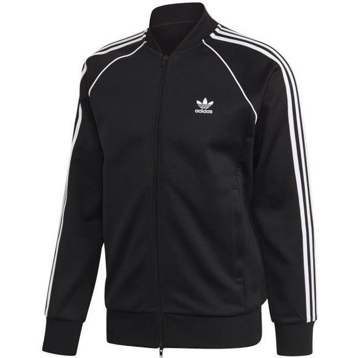 Veste adidas homme noir shop et blanc