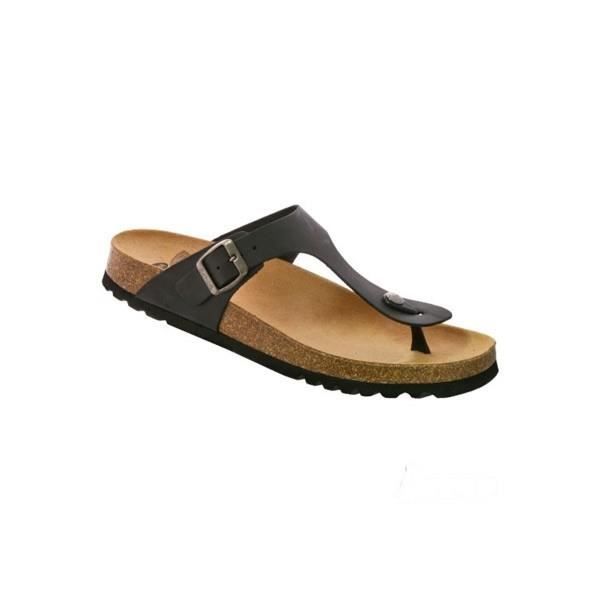 Mules Homme Confort Scholl Bioprint Evis Noir Taille 44 Noir