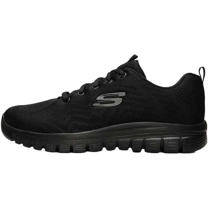 Basket - Skechers - Graceful get connected - Femme - Noir