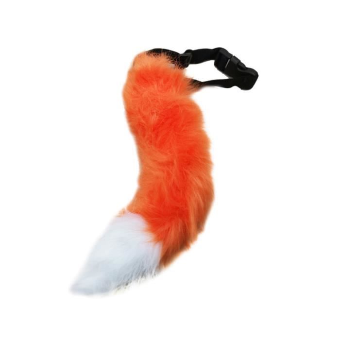 PPFINE Queue De Renard/chat En Fausse Fourrure – Cosplay Halloween Noël – Taille Unique Enfant Et Adulte