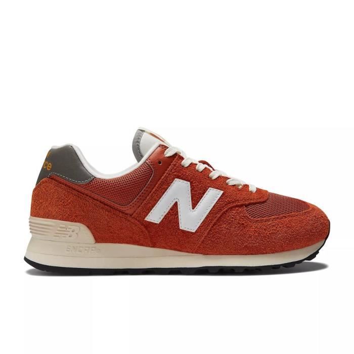 Baskets - NEW BALANCE - 574 - Homme - Bordeaux - Textile