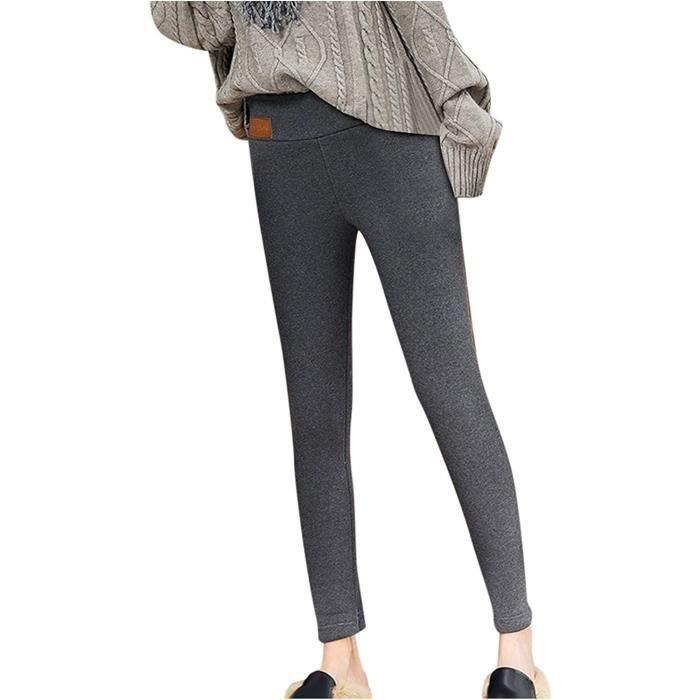 Legging chaud hiver femme clearance