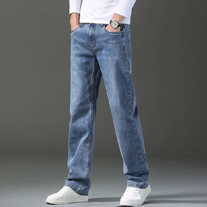 Pantalon jean homme coupe droite clearance