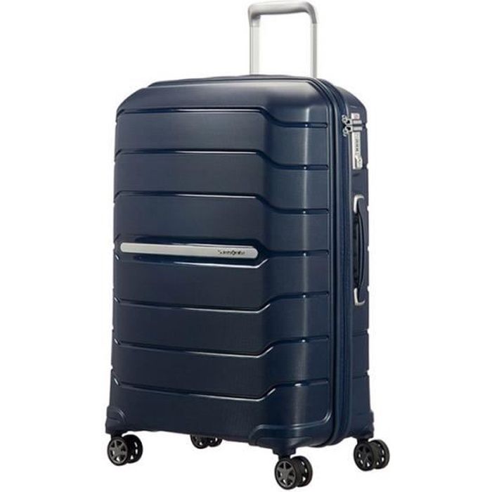 Valise Trolley Samsonite Flux 55cm extensible bagage à main - Colore:Blu Navy Color:Bleu Marin