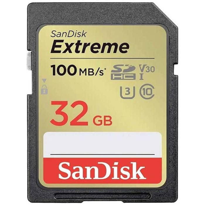 SanDisk Extreme PLUS Carte SDXC 32 GB UHS-I résistance aux chocs étanche