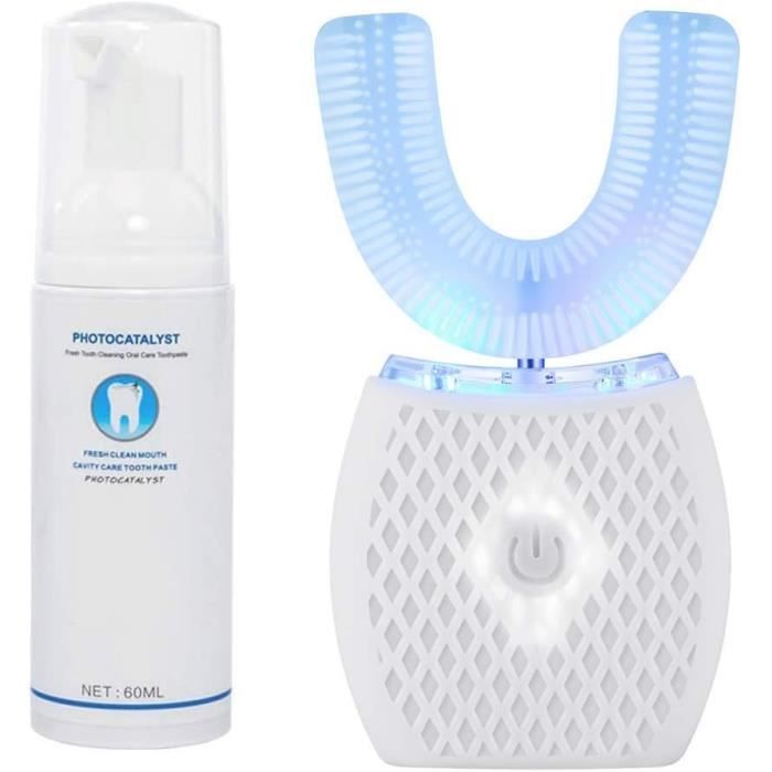 Brosse à Dents Électrique & Détartreur à Ultrasons - Soin Dentaire Complet IPX6, 300mAh