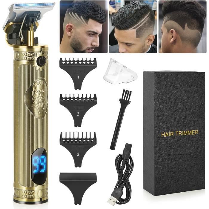 Tondeuse Cheveux Et Barbe Pour Hommes Professionnelle - Neuf, Multifonction, Rasoir Tondeuse Puissant, Livrée Avec Accessoires