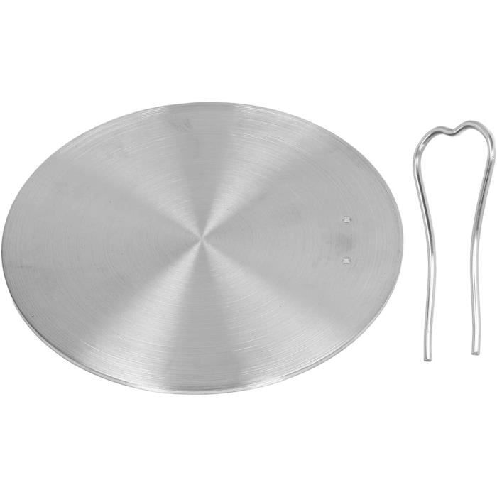 Plaque Diffusion Chaleur Pour Induction - Acier Inox - Adapte Tes Casseroles (13 à 28 Cm) - 6