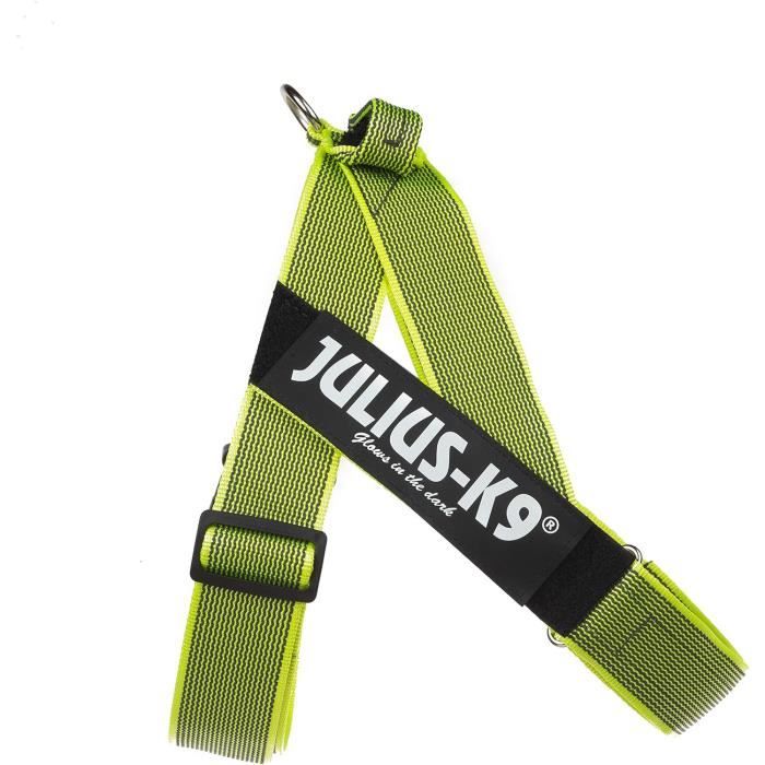 Harnais-Gilet De Sauvetage 3en1 Julius K-9 IDC Taille L Néon - Pour Chien Natation Et Rééducation