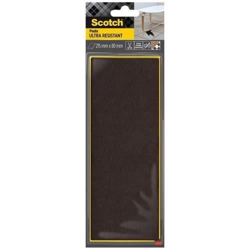 SCOTCH Patin glisseur Adhésif Feutre bimatière Plaque à découper 215 x 80 mm