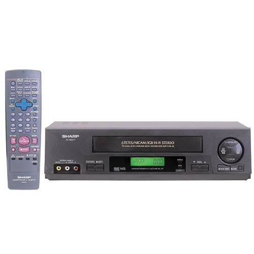MAGNETOSCOPE SHARP VC-MH77 - LECTEUR ENREGISTREUR VHS AVEC SES ACCESSOIRES