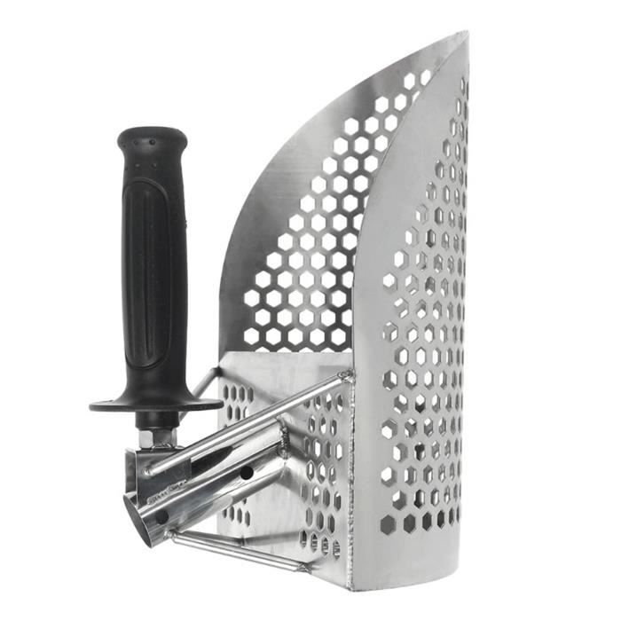 Pelle à Kebab En Inox - Spatule Et Bol Intégré - 22,5x17,5 Cm - Pour Barbecue, Récupération Viande Et Graisse - 1