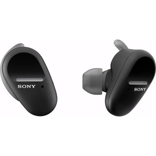 Casque sport intra-auriculaire sans fil à réduction du bruit Sony WF-SP800N (noir)