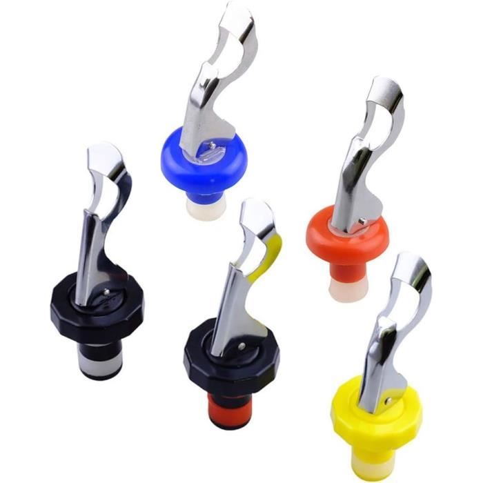 Pompe À Vin Avec Set De Bouchons - Gris - Bouchon Pour Pompe Vide Air