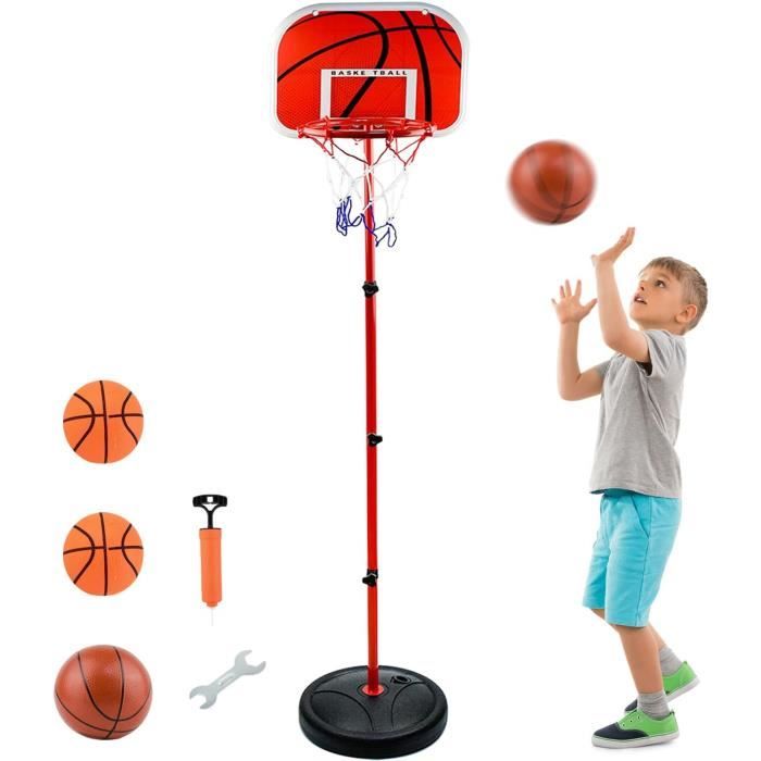 FLCPJGV Panier De Basket Enfant Hauteur Réglable 20-45