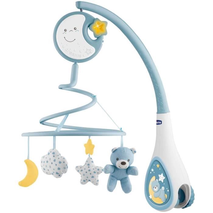 Chicco Next2 eams Mobile pour Lit Bébé avec L ères et Musique 3 en 1