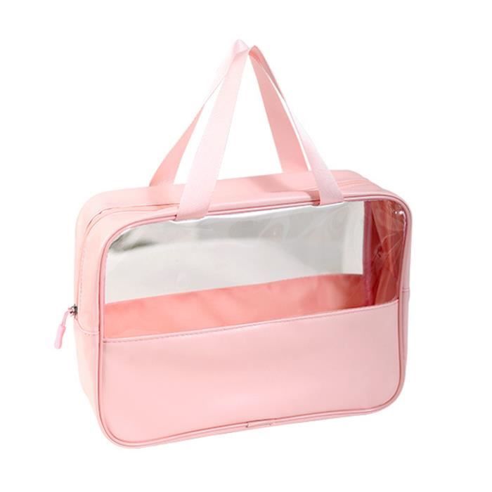 Étui Portable Pour Pinceaux De Maquillage - Support Debout Voyage - Noir Et Rose - Neuf Avec étiquettes