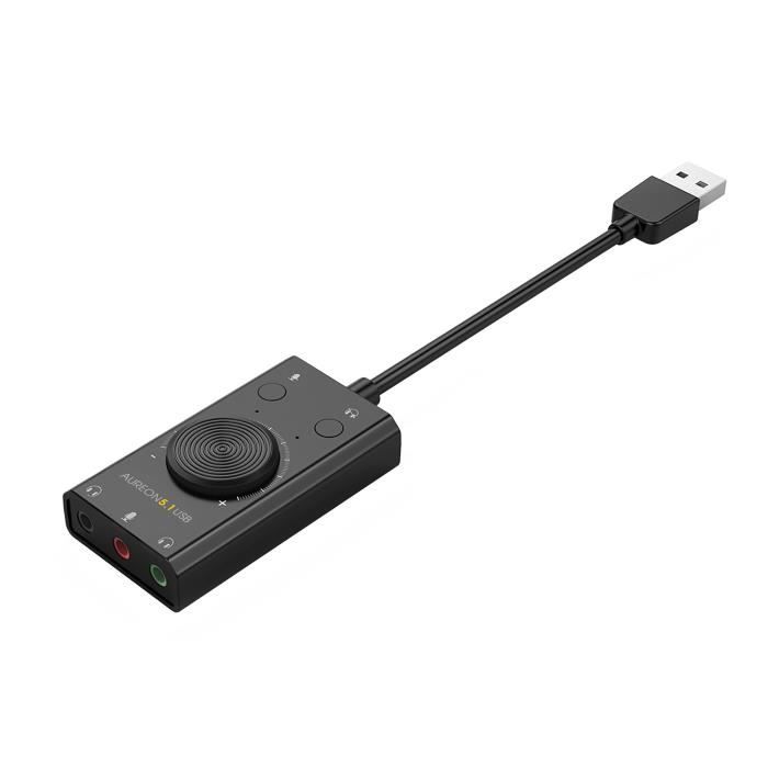 Carte son externe TERRATEC AUREON 5.1 USB 5.1 canaux SNR 80 dB USB - vue 2