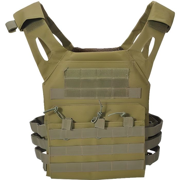 Gilet tactique de la poitrine de camouflage combat de camouflage gilet d'armée airsoft protecteur de poitrine armure de,armée verte