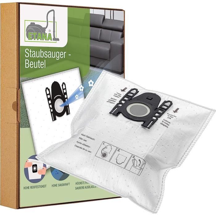 Lot De 10 Sacs Aspirateur Rs-products - Compatibles Bosch Série 4, Siemens Q8.0, GL-80, Etc.