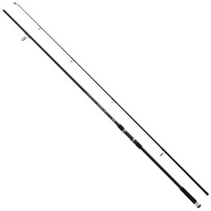 Canne à Pêche Mitchell Adventure 2 Carpe - 3,63m Composite Verre - Guides Acier Inox - Noir/Gris