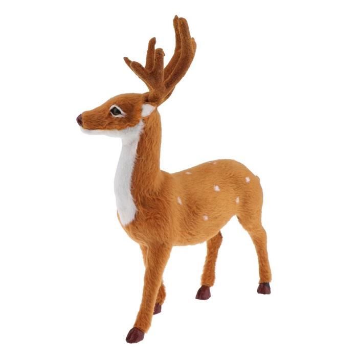 Surplex Cerf Sika Jouet en Peluche, Mignon Peluche Poupée, Peluche