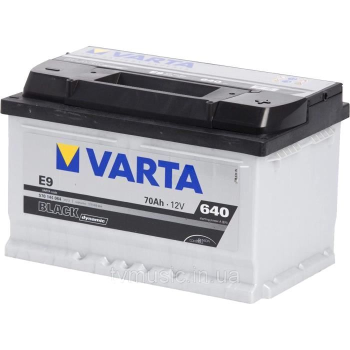 Batterie VARTA Black Dynamic 70Ah / 640A (E9) - Cdiscount Auto