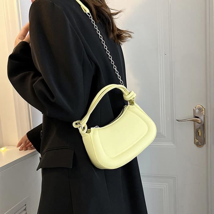 Sac Bandoulière DIRRONA Pour Femme - Sac à Main Élégant Daily Avec Deux Bretelles Réglables - Bleu