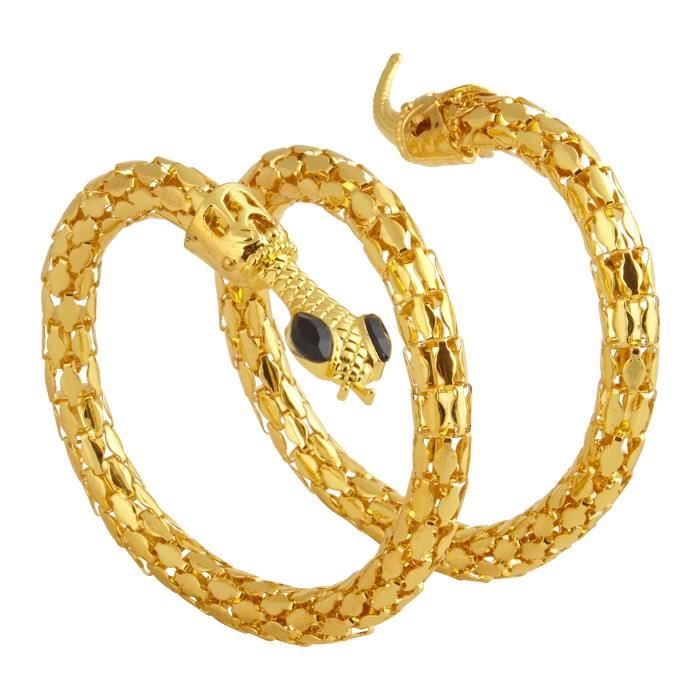 Parure Lucite - Collier Torque Et Bracelet Élipse - Noir Et Doré - Cadeau Idéal
