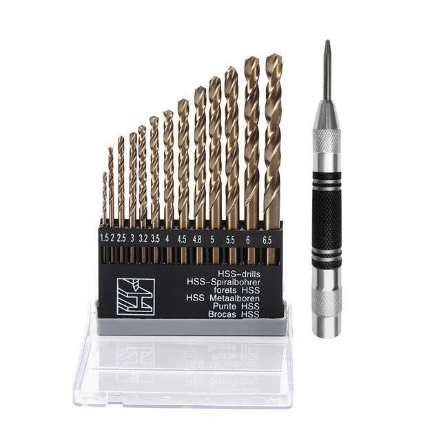 15 Forets Hélicoïdaux Cobalt M35 1,6mm - Acier Rapide Pour Métaux Durs Et Inox, Perçage Précis