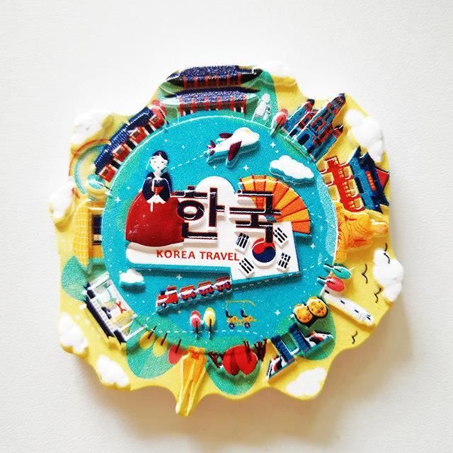 Aimant Frigo Coréen | France Corée Du Sud