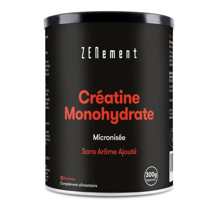 Créatine Monohydrate Pure en Poudre - 300g