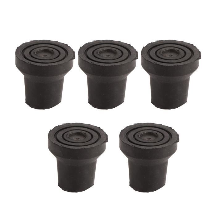 Zerodis Embouts de béquille de 16 mm 5 pièces Embouts de béquille