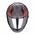 Casque intégral Scorpion Exo-390 IGHOST - gris/rouge-1