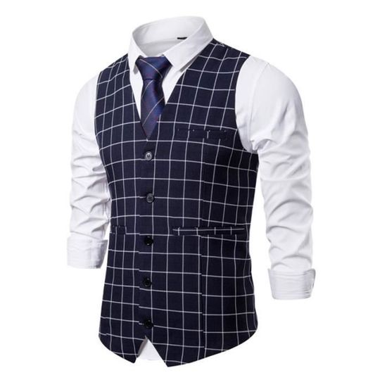 Gilets Pour Homme Motif De NoëL ThèMe Gilet Col V Sans Manches Cardigan