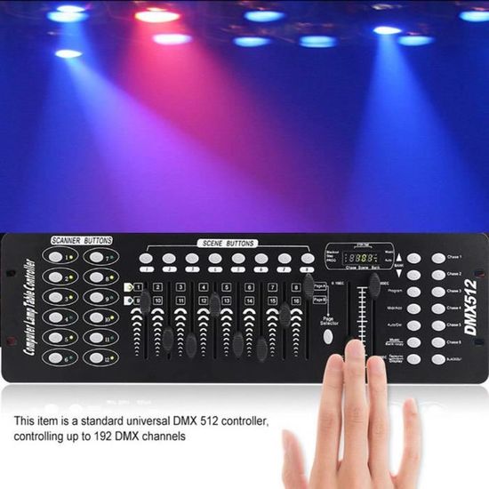 SXYKXYDL Contru00f4leur DMX, Console DMX 512, Contru00f4leur D'u00e9clairage DJ