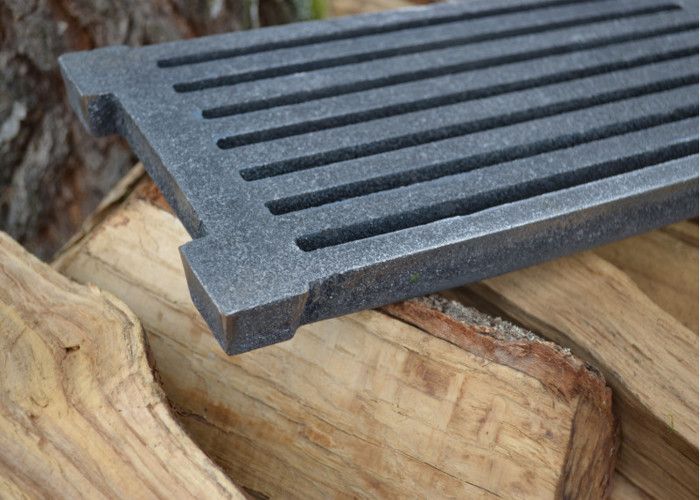 Grille De Cheminée LUFT Kratki - Coin Droite, 40x60x6 Cm, Crème