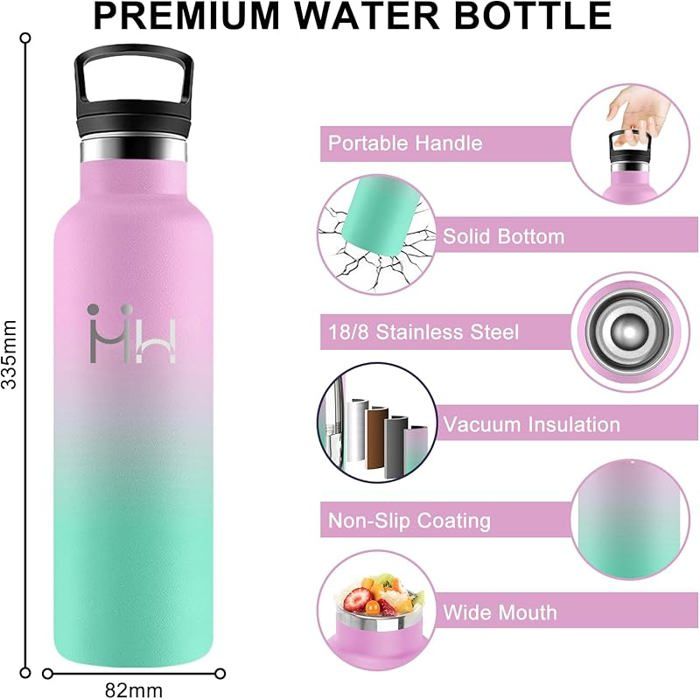 Breville Blend Active Bottle (600 Ml) | Bouteille Transparente Pour Smoothie | Anti-fuite | Couvercle Gris [VBL247