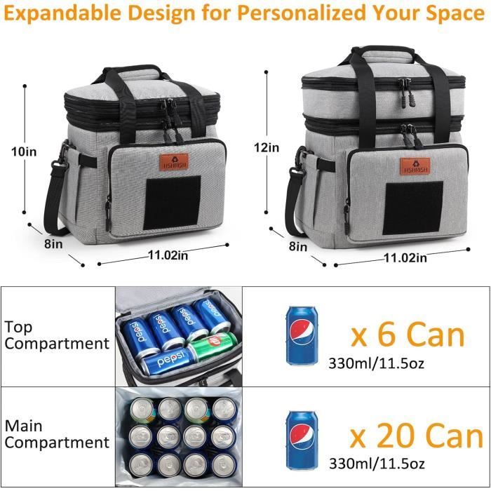 Sac Isotherme Courses 30L Sac De Livraison Isotherme Pour Velo Sac Isotherme Pliable Sac De Livraison Uber Eats Pour Pique Ni H922 Cdiscount Maison