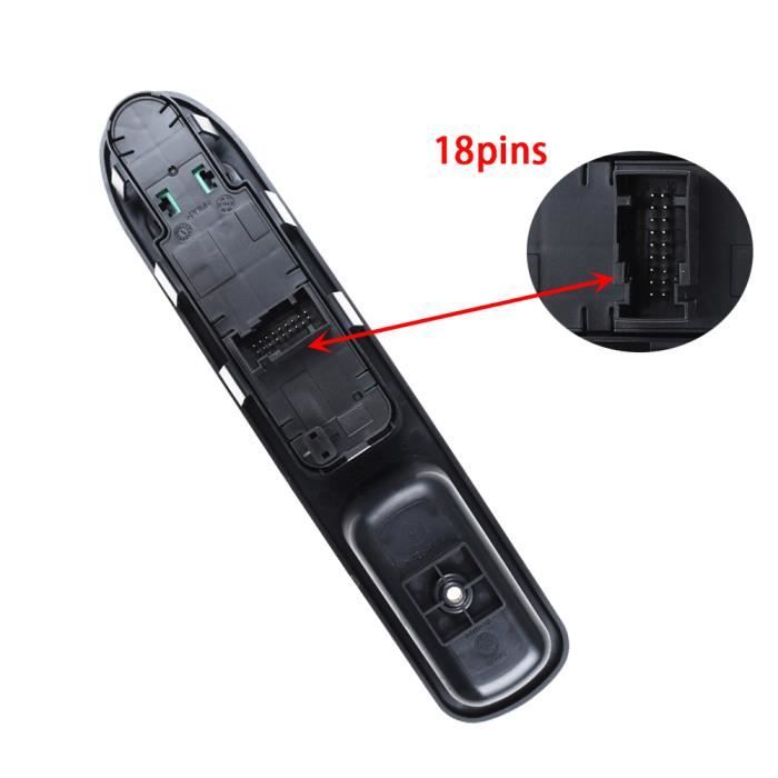 Interrupteur Lève-vitre Électrique Et Feux De Détresse Pour Peugeot 206/207, Citroën C2 – Réf. 6554L0 - 11
