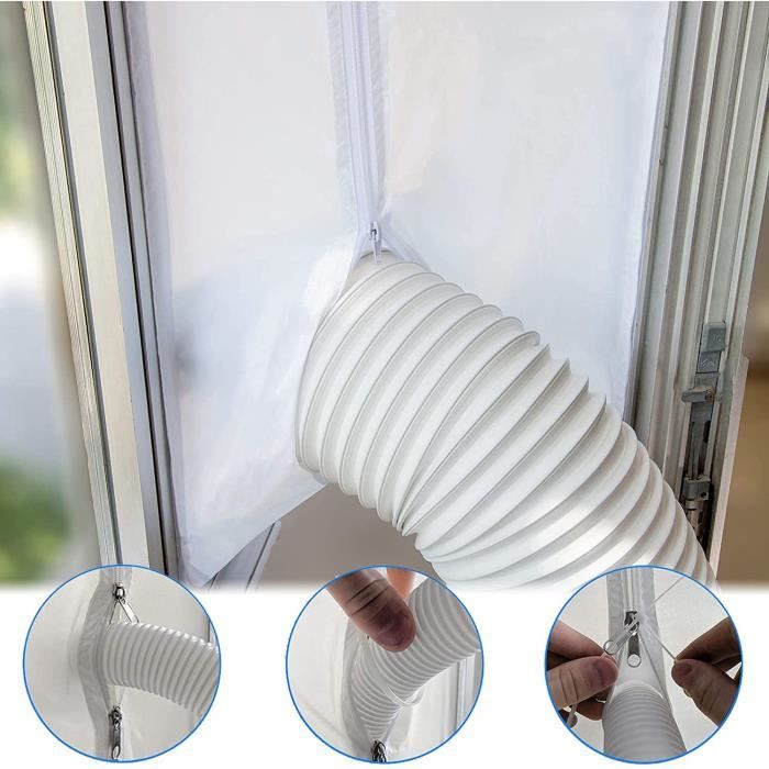 Joint De Fenêtre Pour Climatiseur Mobile – Étanche, Anti-insectes – Installation Facile Sans Perçage – Jusqu’à 400 Cm
