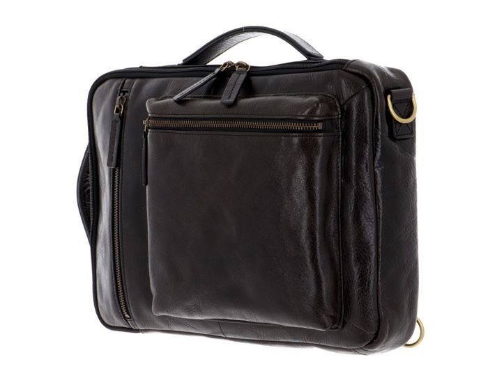 FOSSIL Sac à épaule bandoulière noir pour femme et homme Buckner