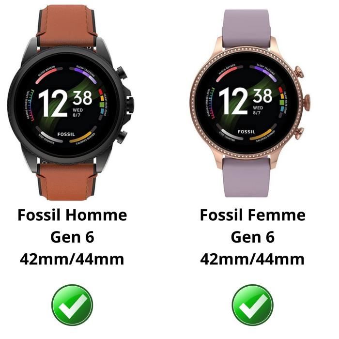 Diruite 4 Pièces Protection Écran Compatible pour Fossil Q Explorist HR Gen 4 Verre Trempé,HD Protecteur D'écran Verre Trempé[Anti-rayures][Sans Bulles ][Anti-huile