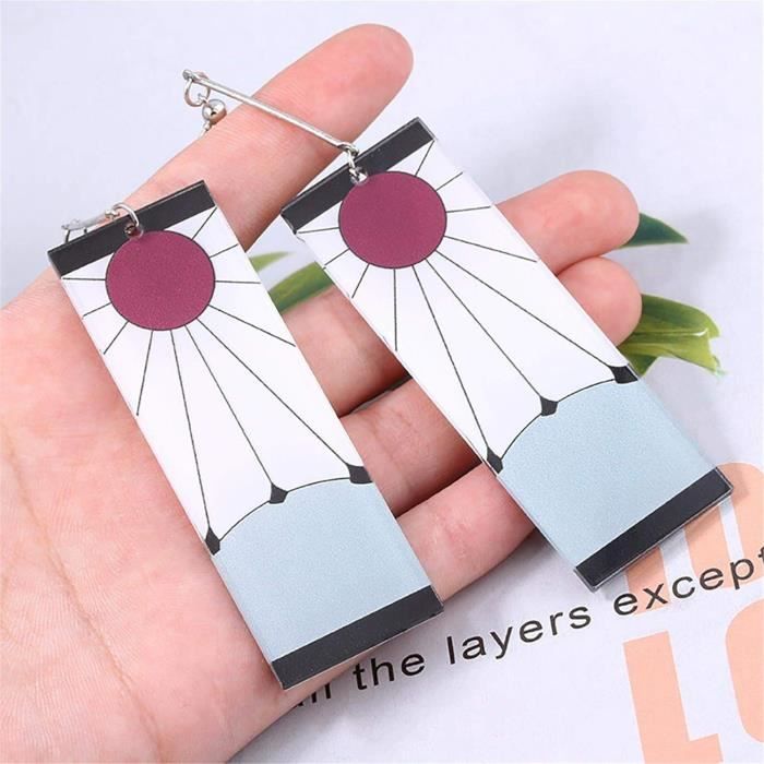 Demon Slayer Earrings Kimetsu No Yaiba Boucles D