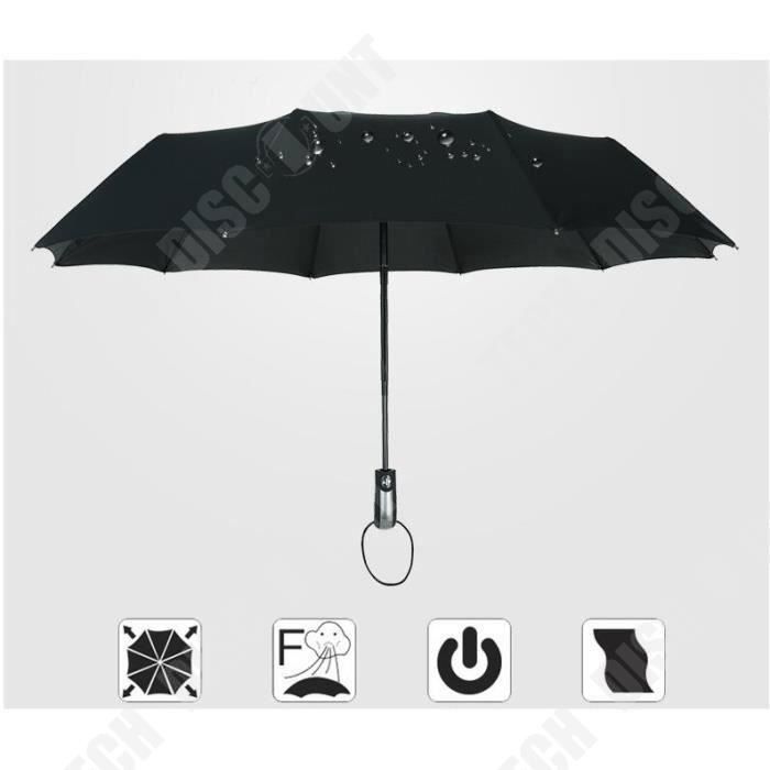Parapluie Pliant Compact - Automatique Ouverture-Fermeture Bouton Et
