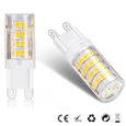 AMPOULE G9 LED Lampe Ampoules, Blanc Chaud 3000K 5W G9 LED Ampoule Lumiere &eacute;quivalent aux ampoules halog&egrave;nes de 40379-2