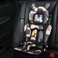 Chaise nouveau-né avec ceinture coussin de siège de voyage bébé confortable fauteuil réglable camouflage ours noir-2
