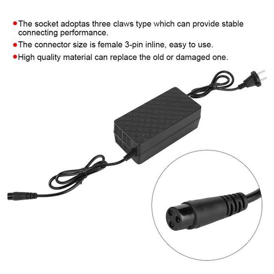 Chargeur de batterie 24V pour Scooter électrique, ... – Grandado