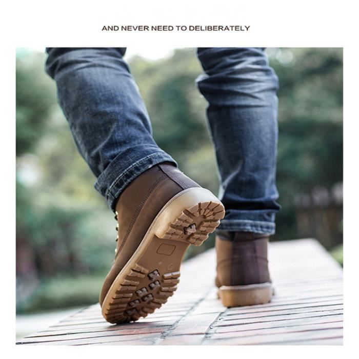 Boots best sale homme travail